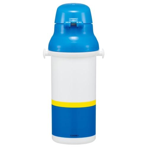 Skater Children's Water Bottle, 480ml, Direct Drinking, Plastic, One-Touch Operation, Dishwasher Safe, Made in Japan, Disney Donald Duck Design, for B
