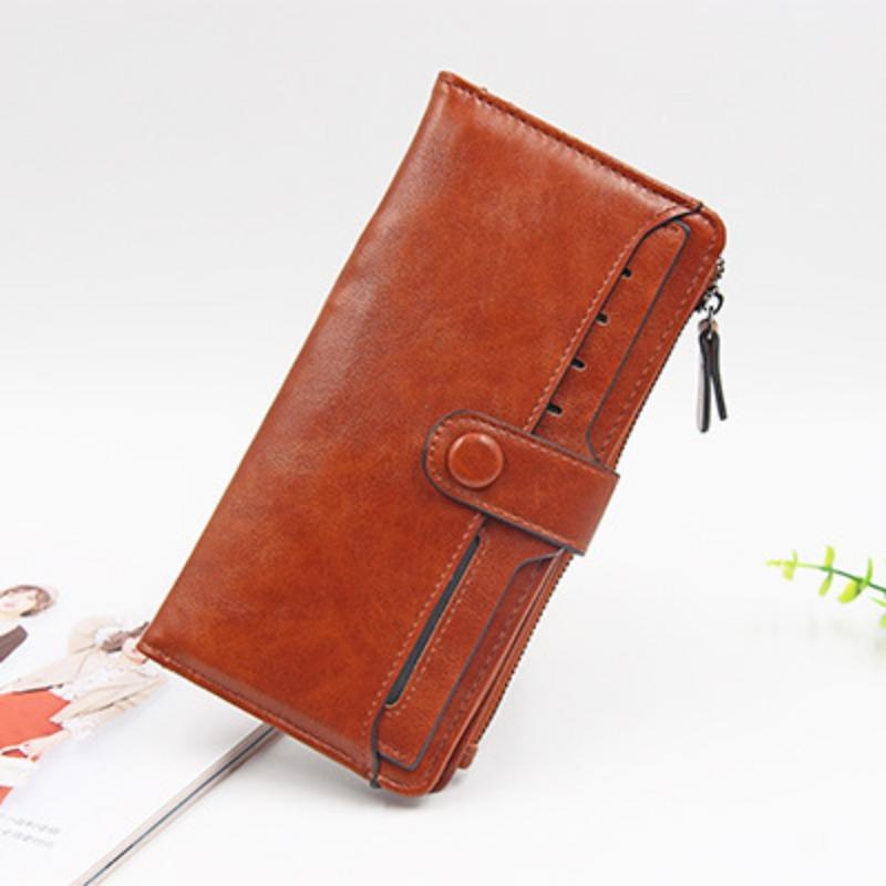 Кошелек женский длинный стиль большой емкости женская сумка складной кошелек