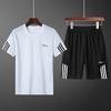 Summer Couple’s Sports Suit: Breathable Men's and Women's Short Sleeve and Shorts Set