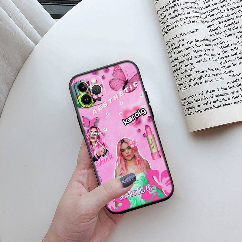 JO34 Karol G Phone Case for Samsung A35 A25 A24 A15 A05S A05 M55 M35 M15 A06 A16 A02 A12 A13 A10 A20 A30 A22 A31 A32 A33 A41 A42 A50