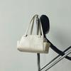 Calvin Klein Casual Commuter Letter Embossed Multi-Pocket Underarm Shoulder Bag Women bags Cream-White 4F3688G-ACG