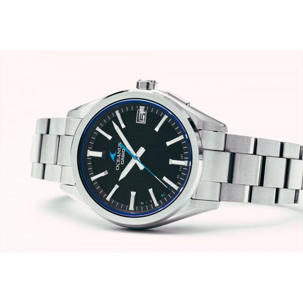 Casio Мужские часы Oceanus 3 стрелки модель OCW-T200S-1AJF Черный циферблат Новые