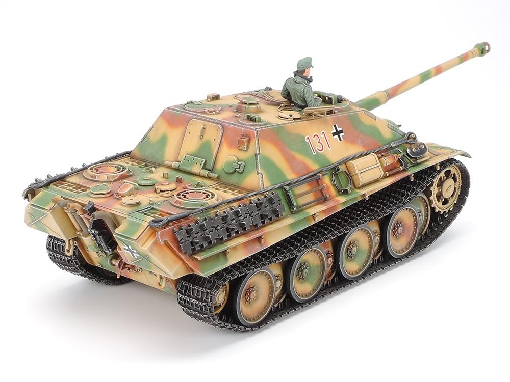 Tamiya Серия военных миниатюр 203 Немецкий Jagdpanther Позднего производства Танк-истребитель Пластиковая модель 35203 Нет. 1/35