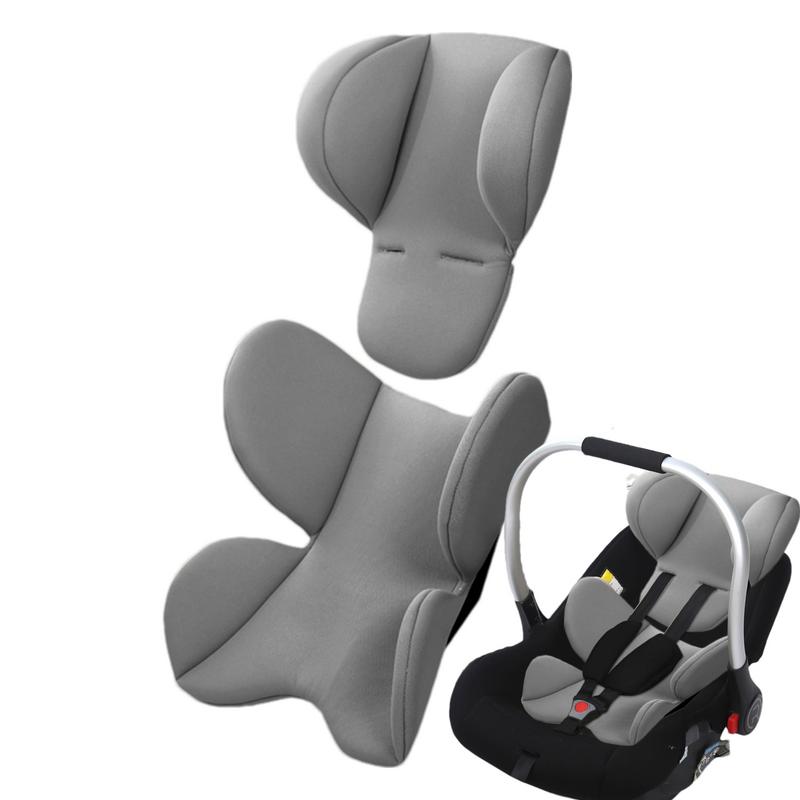 Baby Car Seat Insert Carseat Head & Body Support Head Neck Seat Insert Pad for Body Support Extra Soft Head and Body Support