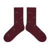 STUDIO SOCKSTOP Wizard of Oz Scarecrow Burgundy Embroidered Socks