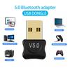 V5.0 Беспроводной USB Bluetooth-совместимый адаптер 5.0 Настольный компьютер Аудиоприемник Передатчик Csr
