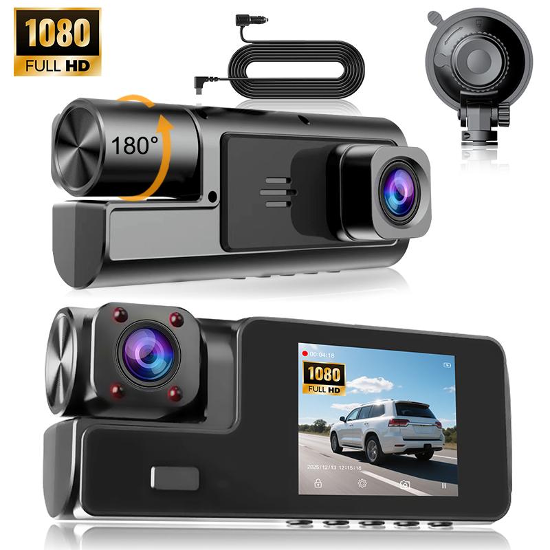 Видеорегистратор Z50 Pro 1080P UHD 2-дюймовый IPS-дисплей Передний и салонный Двухканальный Автомобильный DVR 24-часовой Мониторинг парковки Видеорегистратор для автомобиля