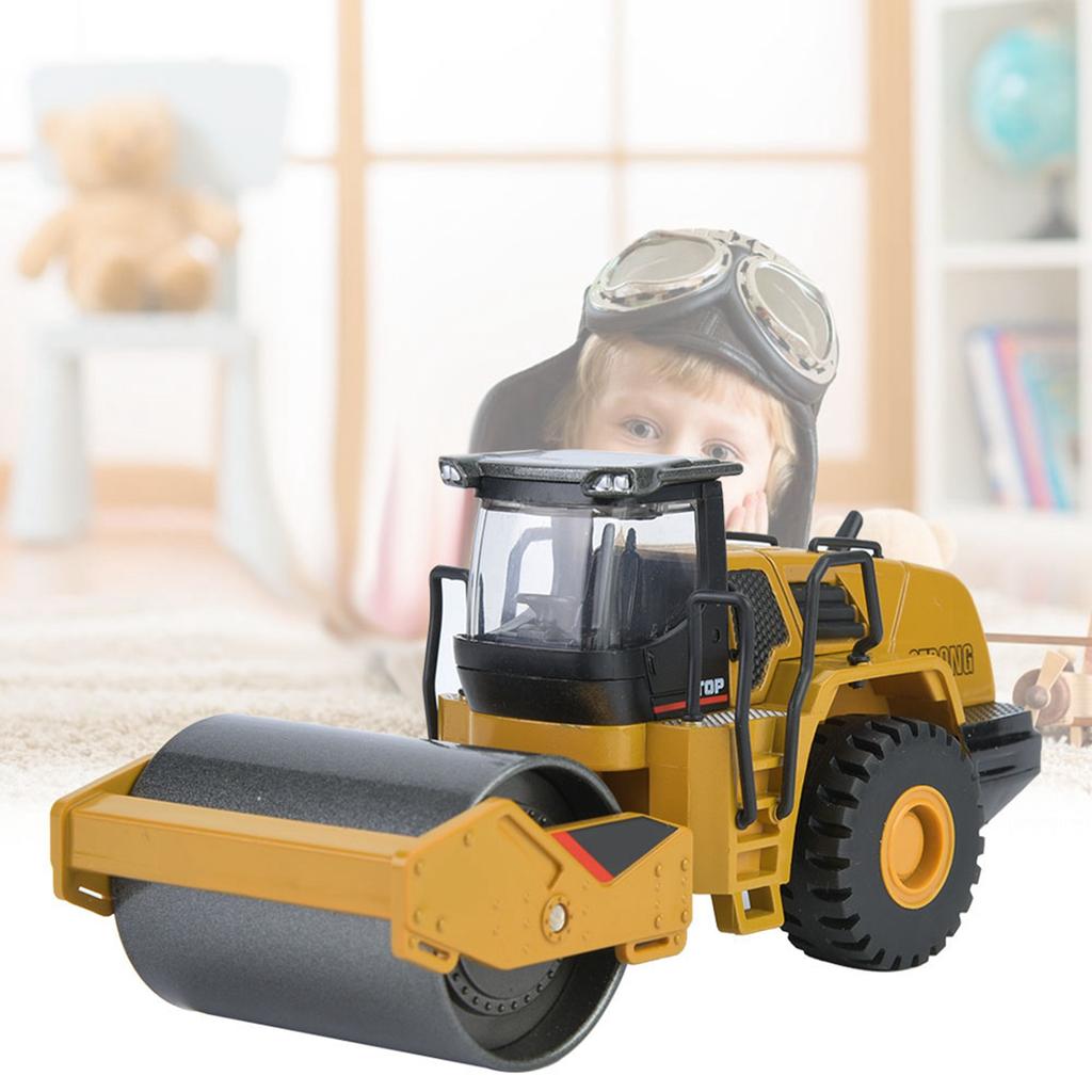 1:50 сплав дорожный каток модель инженерная строительная машина игрушка