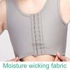 1Pc Breast Front Buckle Polyester Solid Color Lesbian Tomboy Strengthen Flat Chest Binder Short Vest Underwear Trans