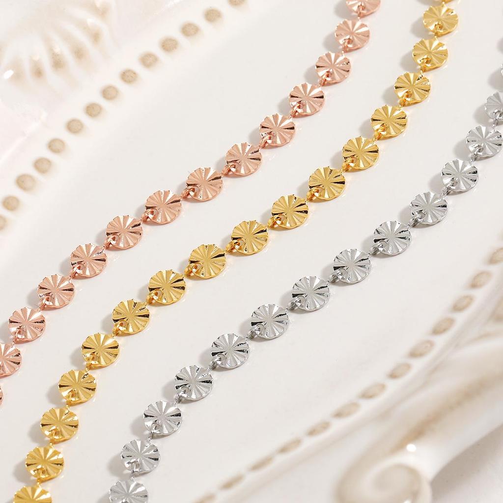 Корейский минималистичный браслет высокого класса с пайетками в виде подсолнуха из титана с тиснением для женщин