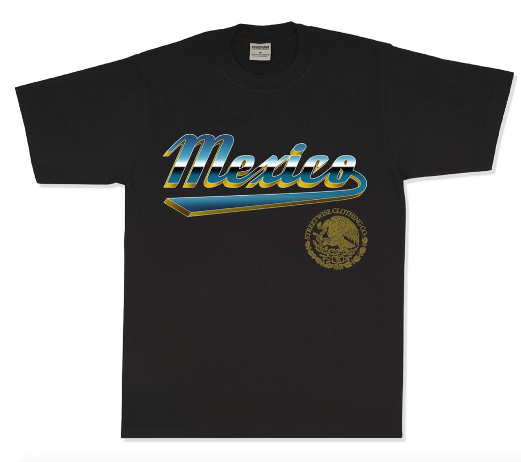 Streetwise MEX SCRIPT Graphic T-Shirt Black M-L-XL-2XL-3XL-4XL-5XL