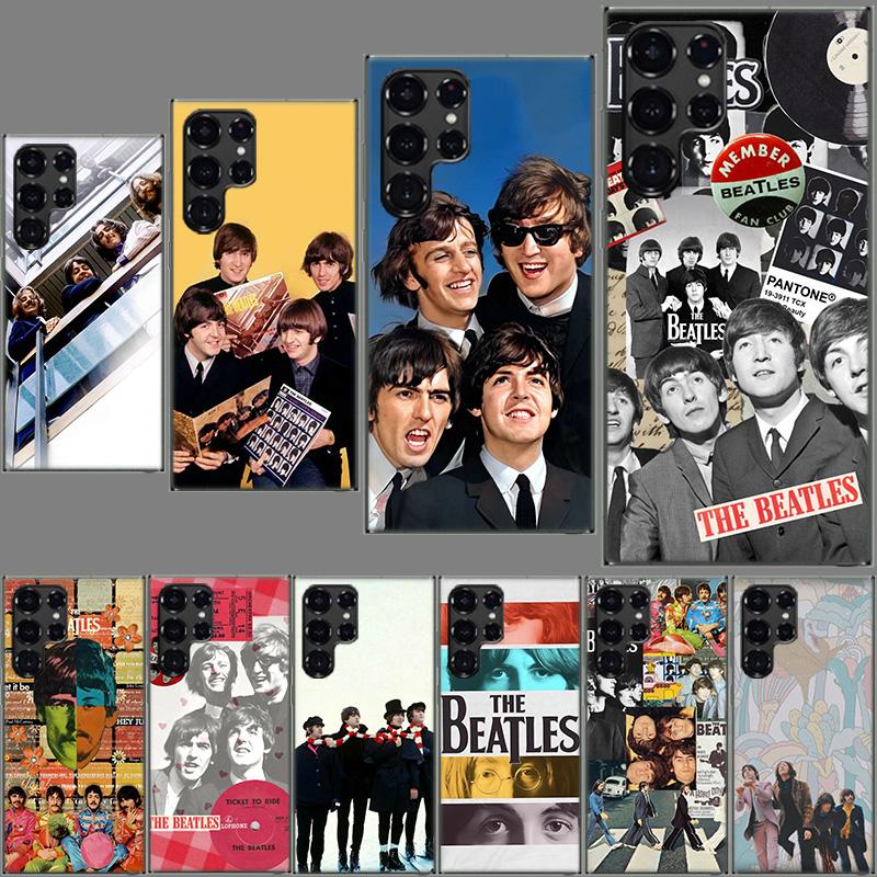 LPretty S-Beatles-B Phone Case For Samsung Galaxy S24 S23 S21 S20 FE S22 S26 Ultra S25 Edge S10 Plus Cover Clear TPU Capa Shell