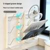 Настенный кухонный стеллаж без сверления для крышек и разделочных досок