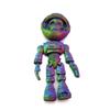 Articulated Skeleton Astronaut Figurines, 3D Printed, Movable Joints, Sliding Helmets, Space-Themed Collectibles, Ideal for Home