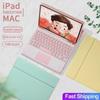 Чехол-клавиатура для iPad 10-го поколения со встроенной Bluetooth-мышью, гнездом для стилуса и магнитным кожаным чехлом для Pro 11 дюймов
