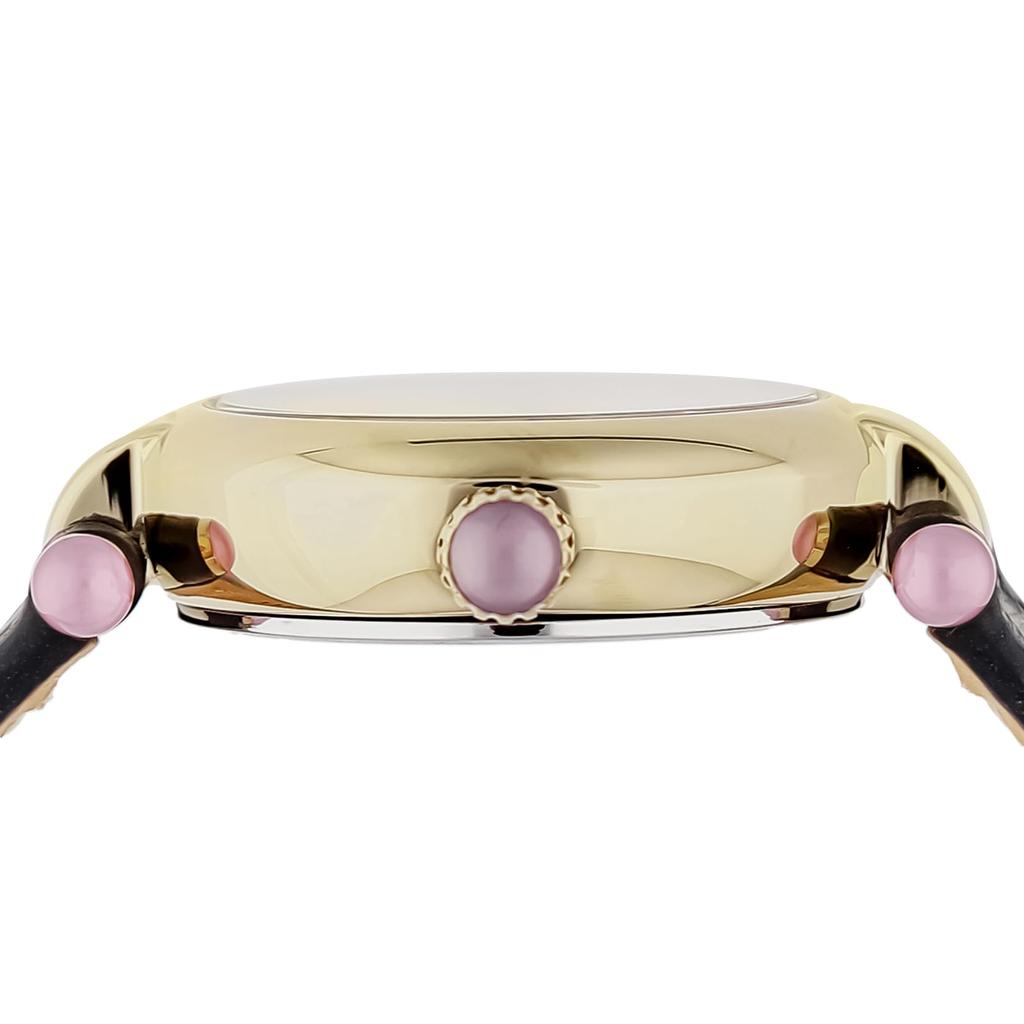 Часы CARY Серебряный циферблат Нержавеющая сталь Минеральное стекло Кварцевые повседневные водонепроницаемые китайские часы 14504014 Черный [Coach] 24.5MM Женские [Товар]