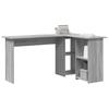 Desk Grey Sonoma 142 x 102 x 73 cm Particleboard