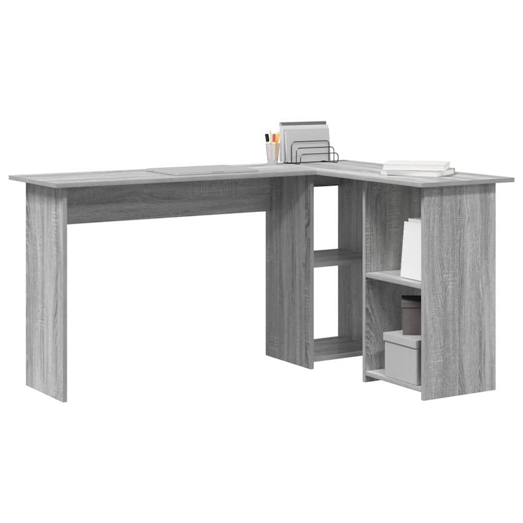 Desk Grey Sonoma 142 x 102 x 73 cm Particleboard