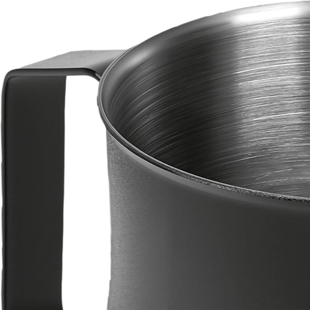 Stainless Steel Espresso Steaming Pitcher Black Color Latte Art Pitcher For Cafe