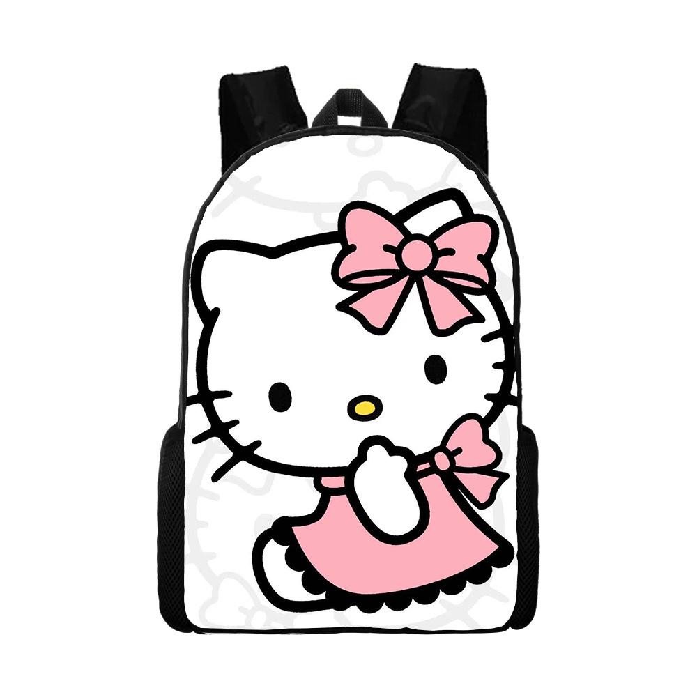 Мультяшный рюкзак Hello Kitty Школьная сумка Ello Kitty Рюкзак с цифровой печатью