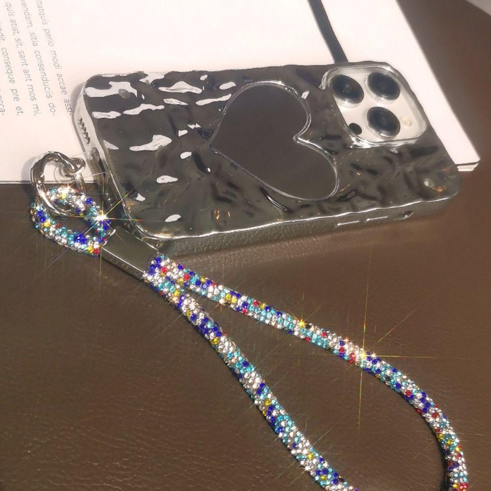 Блестящий шнурок для телефона со стразами Bling Bling Anti-lost Wrist Cable Аксессуары для телефона