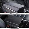 For 2017- Tesla Model 3Y Matte Carbon Fiber Armrest Center Box Console Cover