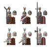 8Pcs/Set Mini Elf Orcs Army Gandalf Dwarf Rohan Knight Game Thrones Building Blocks Figure Kids Toys