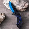 Folding Knife Stainless Steel Sharp Blade Cool Flip Open EDC Knife with Clip Suitable for Outdoor Camping and Hiking
