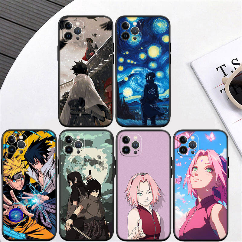 MH105 Чехол для телефона Наруто Учиха Саске для iPhone 7 8 11 12 13 14 15 16 17 16E XS Pro Max XR X SE Air