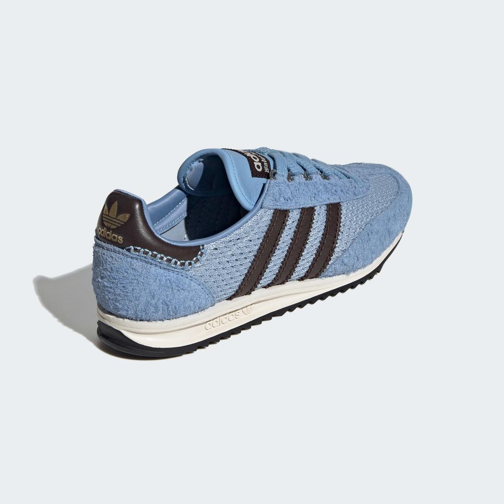 Унисекс кроссовки Wales Bonner x adidas SL 76 пепельно-голубые/черные IH3262