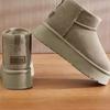 Fashion Ankle Women's Boots Fashion Daily Women Winter Short Plush Keep Warm Solid Snow Boots Round Toe Shoes for Women Zapatos De Mujer