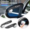 2x Car Side Rear View Mirror Rain Eyebrow Visor Look Rain Proof For Renault Megane 2 3 4 Twingo Clio Talisman Captur Trafic Kwid XX2