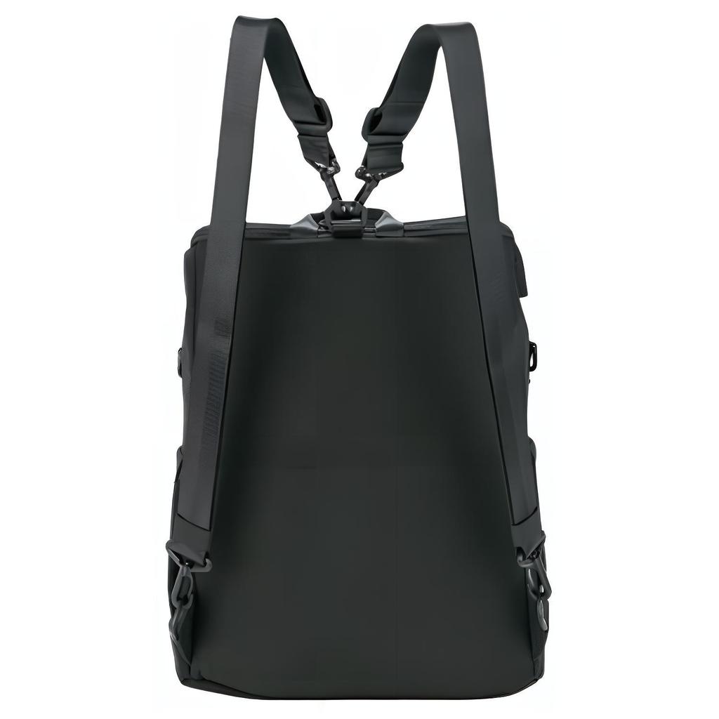 YONEX 23L Solid Color Minimalist Large Capacity Fabric Crossbody Backpack Unisex Backpack Black BA365CR-007