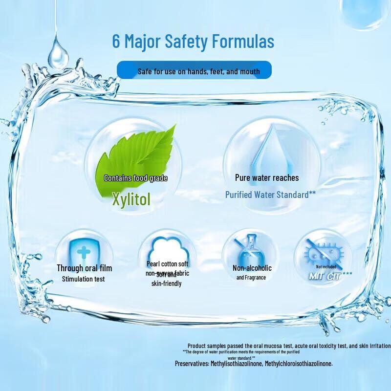 Vinda Baby Hand & Mouth Wipes, 80 Count