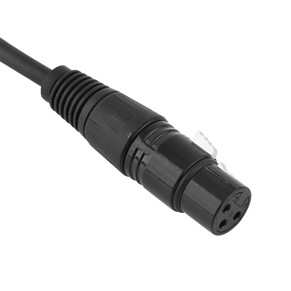 XLR Папа - Мама 3-контактный Экранированный Микрофонный Кабель Микрофонный Аудио Удлинитель 1М