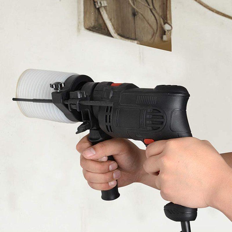 Светильник из ПВХ, электрическая дрель, резиновый пылесборник, электрический молоток, пылезащитный чехол, пыленепроницаемые аксессуары