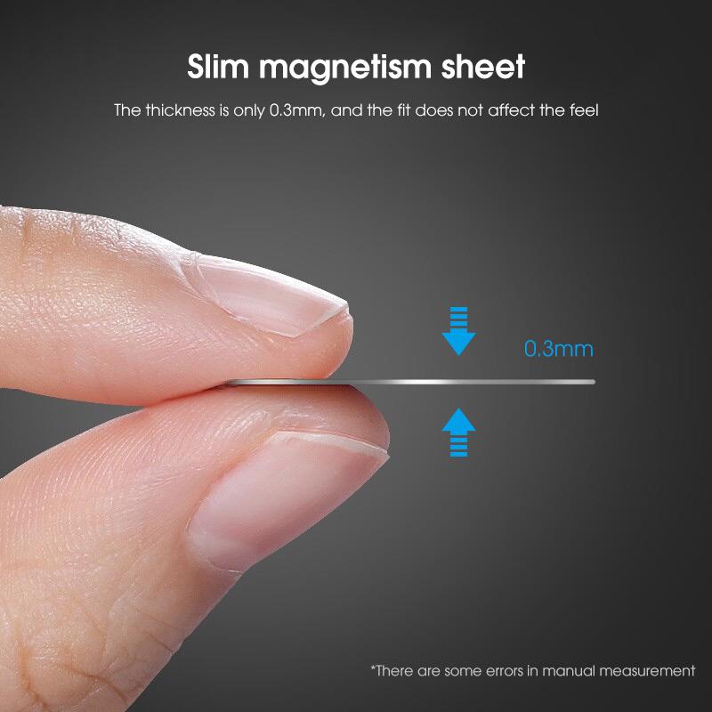 Тонкая магнитная металлическая пластина, автомобильный держатель для телефона, универсальный железный лист, наклейка на диск, крепление для планшета, настольная магнитная подставка для iPhone 13 12 11