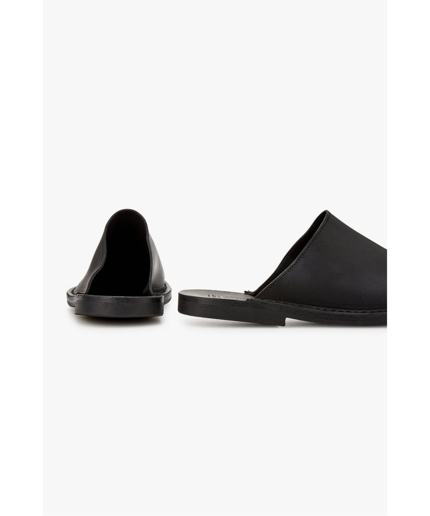 Man On The Boon [La Botte Gardiane] Leather Slippers_Black 4716118302