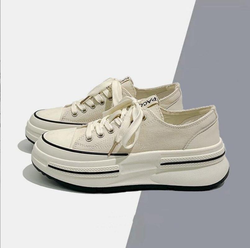 Woman Designer Shoes Women Platform Shoes Fashion Canvas Skateboarding Shoes Women Lace-up Canvas Classic Shoes Sneakers Women
