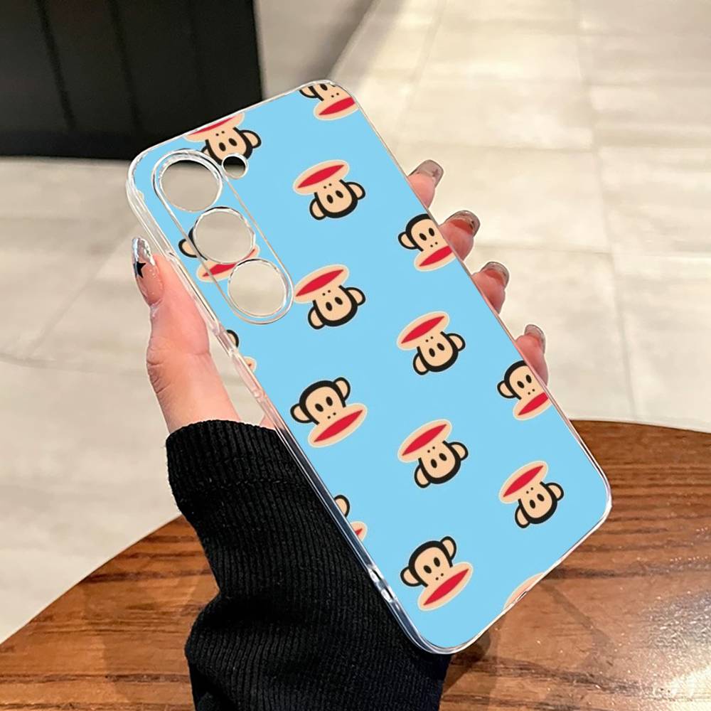 Симпатичный чехол для телефона CUTE T-pauls-f1rank-s для Samsung A10, 12, 20, 21S, 30, 31, 40, 50, 51, 52, 70, 71 Прозрачная крышка