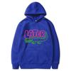 Later Gator Graphic Hoodies Funny Crocodile Meme Men Women Fashion Clothes Winter Oversized Couple Tops Winter Fleece Streetwear