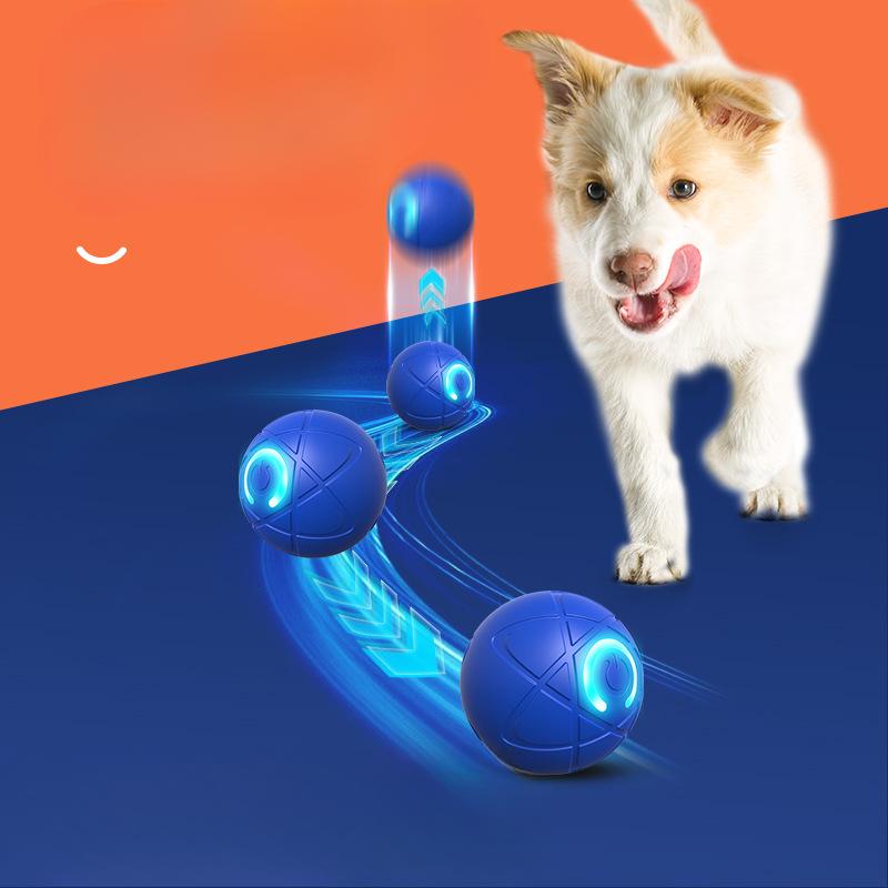 Новый мяч для прыжков для домашних животных, игрушка для собак, мяч, устойчивый к укусам, эластичный мяч для самостоятельного развлечения собак, автоматический гравитационный мяч для прыжков