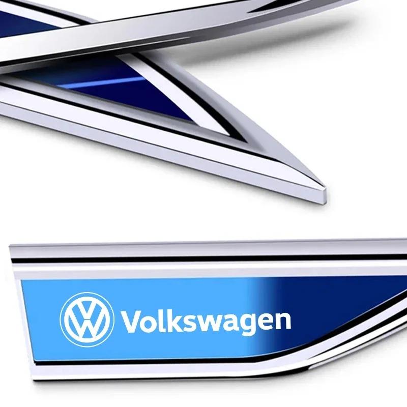 opq1 Car Metal Mudguard Sticker Auto Body Styling Accessories For VW GTI Jetta Golf Touran Tiguan Transporter Passat Scirocco T5 Polo