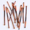 2Pcs Coffee Stirrers Reusable Beverage Mixer with Round Ends Fine Workmanship Natural Wood Stirring Rod for Cocktails