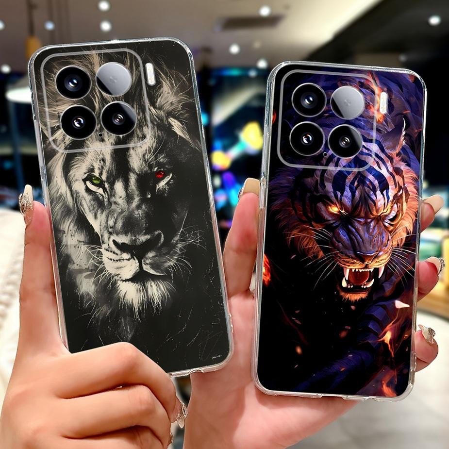 Чехол для Xiaomi Mi 15 Pro 5G Новый модный окрашенный чехол Мягкий силиконовый тонкий чехол для телефона для Xiaomi 15 Pro Mi15 5G Задняя крышка Fundas