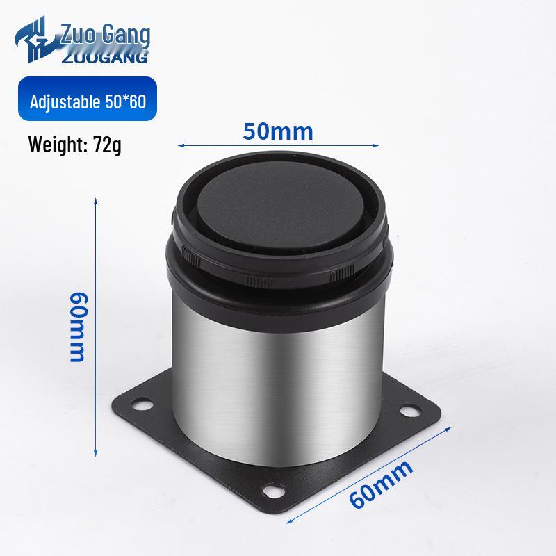 Утолщенные регулируемые ножки для шкафа из нержавеющей стали - Мебель, диван, ножки для поддержки журнального столика, дизайн с круглой трубой.