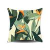 Новая подушка для сна Зеленые листья Чехол для диванной плюшевой подушки Дом Спальня Диван Летний чехол для подушки