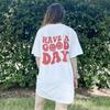 Have A Good Day T-Shirt Happy Face Positive Sayings Trending Now Alt ShirtS Women Casual Aesthetic Top