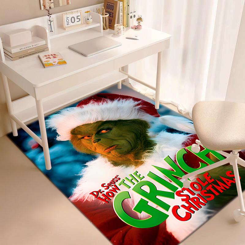 Christmas Gift Comedy Movie How the Grinch Stole Christmas carpet home living room decoration table and chairs anti slip door mat carpet A18