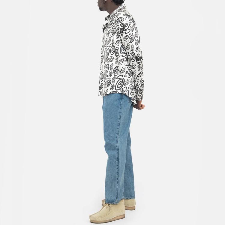 Stussy Shirts Men's Black/White Moderate Shirt 1110242